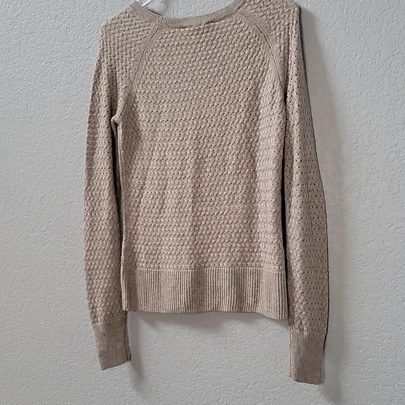 American Eagle NWT Light Brown Knit Sweater - Picture 7 of 7